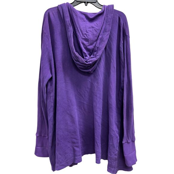 Jill Stern Wearable outlet Waffle open front boho cardigan oversized artsy sz XL - Picture 3 of 8